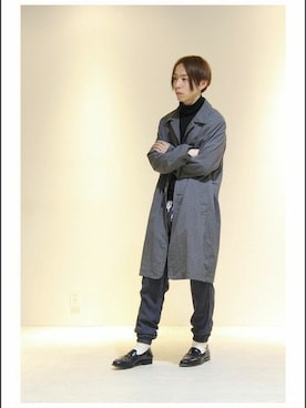 「VICTIM（ヴィクティム）のアイテム（パンツ）」を使った、WhiteGalleryさん（メンズ・168cm）の冬コーディネート