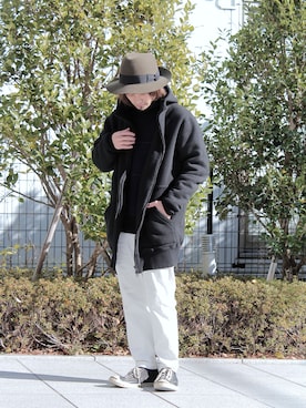 「VICTIM（ヴィクティム）のアイテム」を使った、WhiteGalleryさん（メンズ・165cm）の冬コーディネート