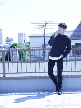 「SAINT JAMES（セントジェームス）のアイテム」を使った、   olta_joeさん（メンズ・178cm）の秋コーディネート