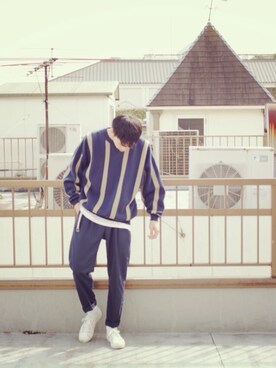 「ALLEGE（アレッジ）のアイテム（スラックス）」を使った、   olta_joeさん（メンズ・178cm）の秋コーディネート