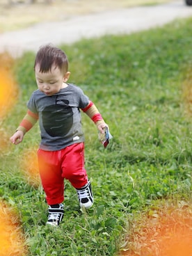 おにぎり君さん（キッズ・90cm）の秋コーディネート