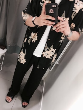「アイテム（バングル/リストバンド）」を使った、Taichiさん（メンズ・175cm・20代）の夏コーディネート