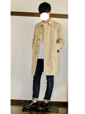 「Dr. Martens（ドクターマーチン）のDr.Martens (ドクターマーチン)/1461 3EYE GIBSON SHOES（その他シューズ）」を使った、みっちーさん（メンズ・180cm）の秋コーディネート