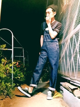 「袖まくりフェス告知」｜GOさん（メンズ・172cm）の春コーディネート