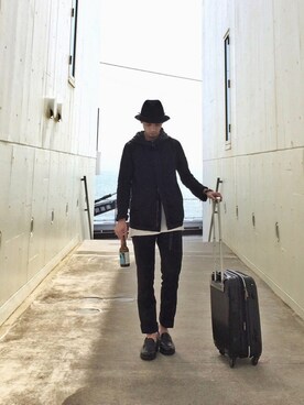 「SRIVER」｜藤木亮介さん（メンズ・174cm）の春コーディネート