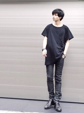 「SRIVER」｜藤木亮介さん（メンズ・174cm）の夏コーディネート