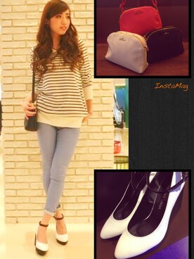 阪田 千鶴さん（レディース・156cm）の春コーディネート