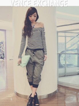 阪田 千鶴さん（レディース・156cm）の春コーディネート