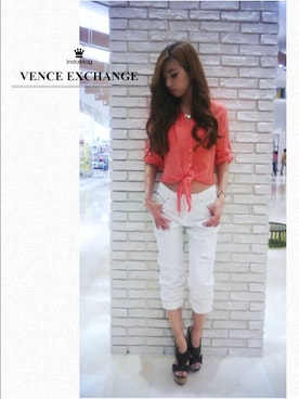 阪田 千鶴さん(レディース・157cm)の夏コーディネート