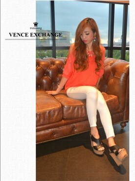 阪田 千鶴さん（レディース・157cm）の夏コーディネート