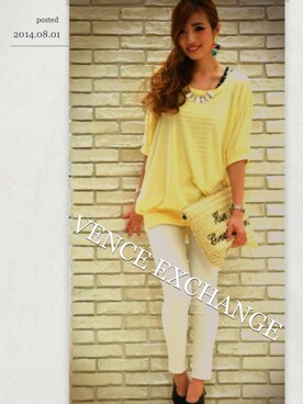 阪田 千鶴さん（レディース・157cm）の夏コーディネート