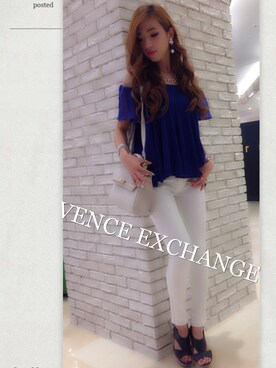 阪田 千鶴さん（レディース・157cm）の夏コーディネート