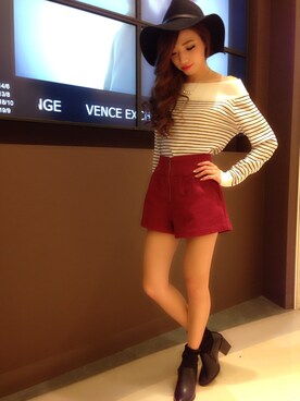 阪田 千鶴さん(レディース・157cm)の秋コーディネート