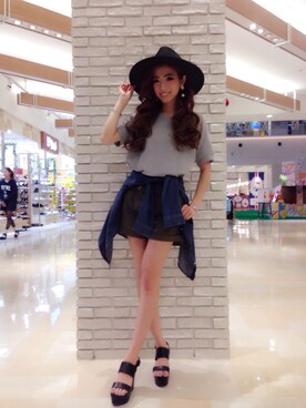 阪田 千鶴さん（レディース・157cm）の春コーディネート