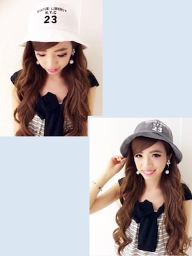 阪田 千鶴さん（レディース・157cm）の夏コーディネート