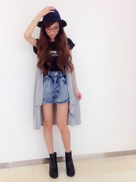 阪田 千鶴さん（レディース・157cm）の秋コーディネート