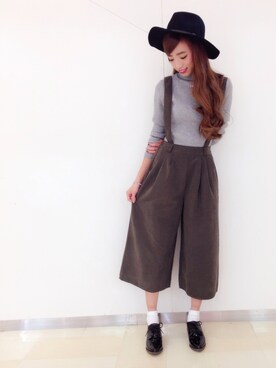 阪田 千鶴さん（レディース・157cm）の秋コーディネート