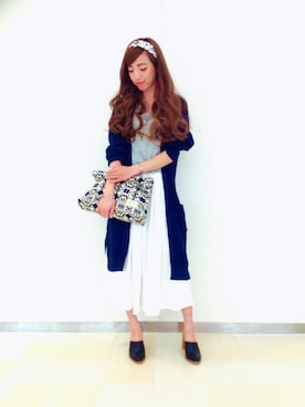 阪田 千鶴さん（レディース・157cm）の春コーディネート