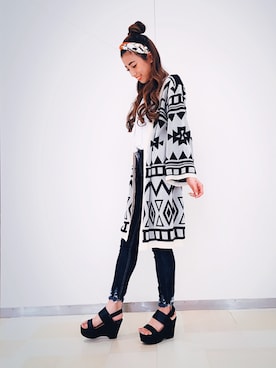 阪田 千鶴さん（レディース・157cm）の春コーディネート