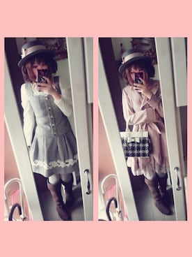 「axes femme（アクシーズファム）のアイテム（トレンチコート）」を使った、あーりん。さん（レディース・153cm）の秋コーディネート