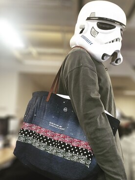 「CLOT（クロット）のアイテム（バッグ）」を使った、LC_SHENさん（メンズ・177cm）の冬コーディネート