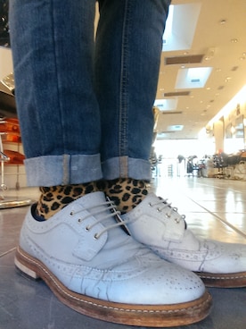 「Ted Baker（テッドベーカー）のアイテム（シューズ）」を使った、✩kei✩さん（メンズ・175cm）の冬コーディネート