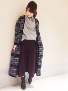 「Jines（ジネス）のアイテム（その他アウター）」を使った、Jines _Officialさん（レディース・156cm）の秋コーディネート