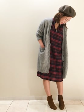 「Jines（ジネス）のアイテム」を使った、Jines _Officialさん（レディース・159cm）の秋コーディネート