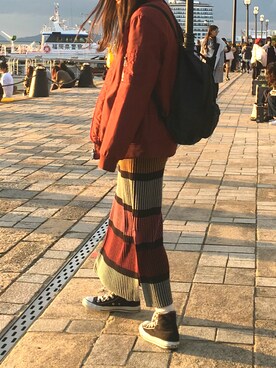 「H&M（エイチ・アンド・エム）のアイテム（その他アウター）」を使った、yurinaさん（レディース・162cm）の秋コーディネート