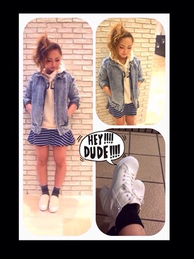 MihOさん（レディース・148cm）の春コーディネート