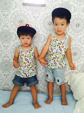 Ikuko Sanadaさん（キッズ・100cm）の夏コーディネート