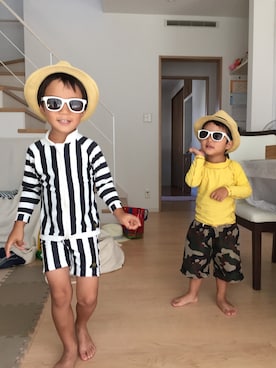 「maarook（マルーク）のアイテム」を使った、Ikuko Sanadaさん（レディース・153cm）の夏コーディネート
