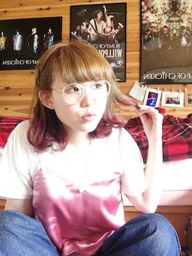「WC（ダブル シー）のアイテム（キャミソール）」を使った、とまとさん（レディース・152cm）の夏コーディネート