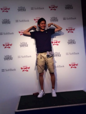 「FIELDのアイテム」を使った、sotaさん（メンズ・174cm）の夏コーディネート