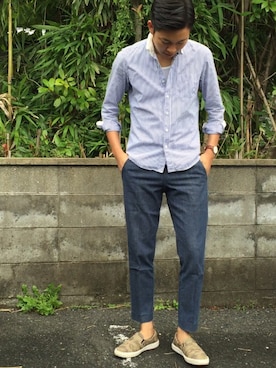 「FIELDのアイテム」を使った、sotaさん（メンズ・174cm）の夏コーディネート
