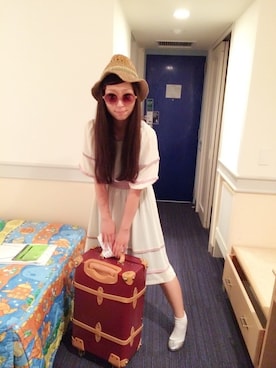 「沖縄」｜「アイテム（バレエシューズ）」を使った、shioriさん（レディース・168cm）の秋コーディネート