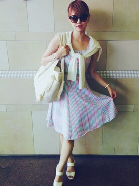 河西里音さんのコーディネート