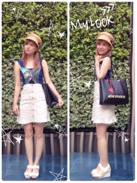 河西里音さんのコーディネート