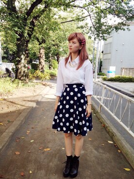 河西里音さんのコーディネート