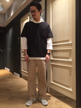 石金弘也さん（メンズ・176cm）の春コーディネート