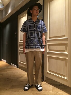 石金弘也さん（メンズ・176cm）の春コーディネート
