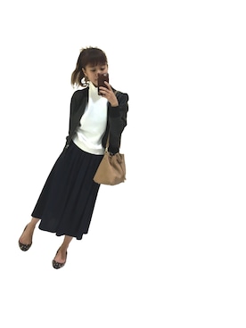 「ガウチョパンツ」｜YVEさん（レディース・160cm）の春コーディネート