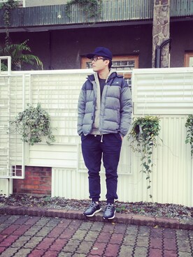 「ic!berlin（アイシーベルリン）のアイテム」を使った、Lee AnChunさん（メンズ・177cm）の春コーディネート