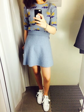 「sky」｜sunnn__yさん（レディース・163cm）の冬コーディネート