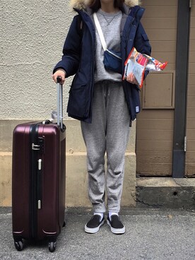 「COVERNAT」｜「アイテム（ジャケット/アウター）」を使った、sunnn__yさん（レディース・163cm）の冬コーディネート