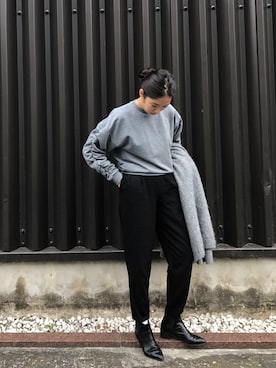 「RIM.ARK（リムアーク）のアイテム（その他アウター）」を使った、sakurako_kusanoさん（レディース・166cm）の秋コーディネート