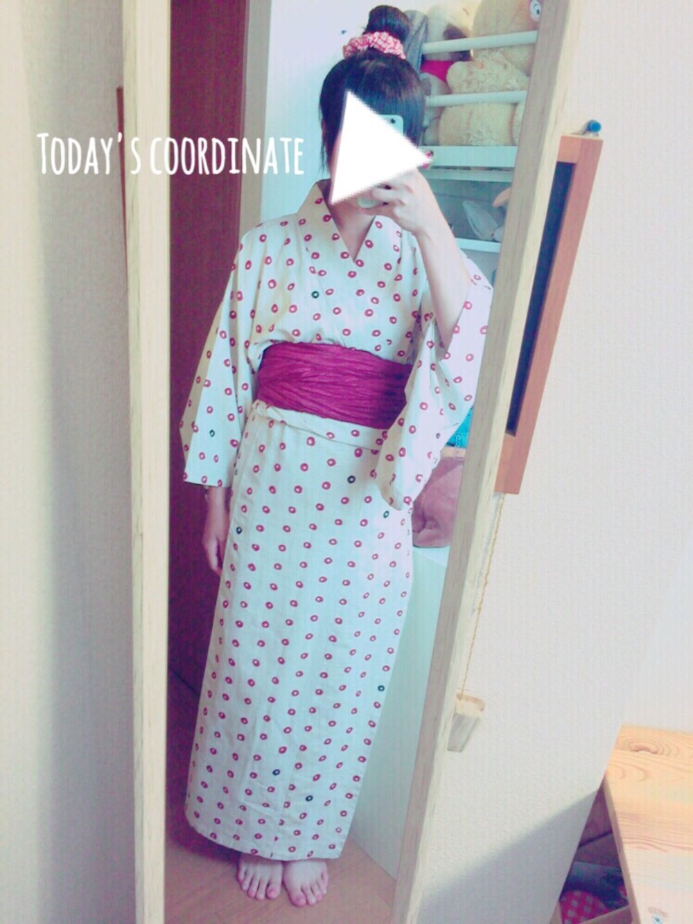 「浴衣」｜「utataneのアイテム（浴衣、その他）」を使った、chibiyuu さん（レディース・160cm）の夏コーディネートの1枚目の写真