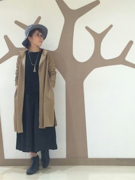 ひらこ☺さん（レディース・159cm）の秋コーディネート