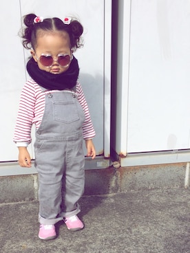 himarinaさん（キッズ・90cm）の冬コーディネート