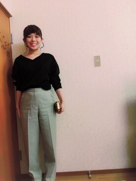 「KAORU（カオル）のアイテム」を使った、あゆみさん（レディース・156cm）の春コーディネート